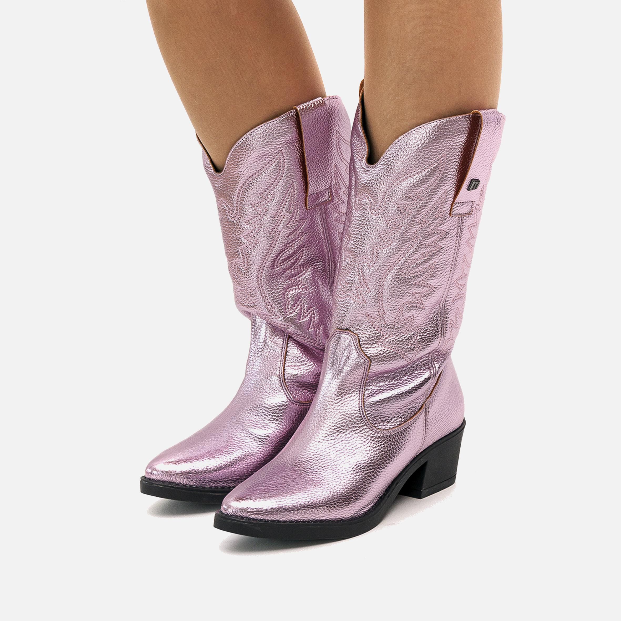 Acheter TEO rose 55190 Bottes a talons Mtng pour Femme